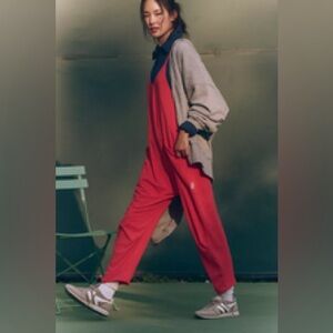 NWT Free People Movement Hot Shot Onesie Size Large Winterberry